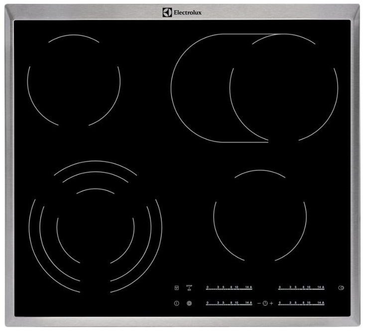 Sklokeramická varná deska Electrolux EHF46547XK nerez