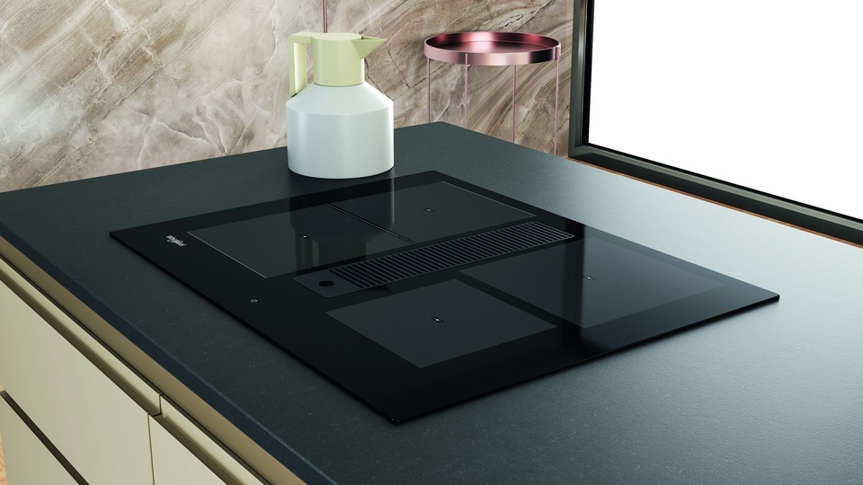 Indukční varná deska Whirlpool WVH 1065B  F KIT s integrovaným odsavačem par