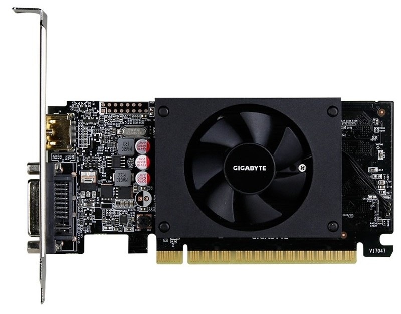 Grafická karta GIGABYTE GeForce GT 710 GV-N710D5-2GL