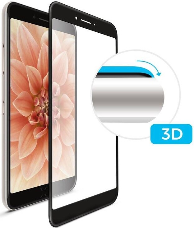 FIXED 3D Full-Cover pro Apple iPhone X/Xs, černá