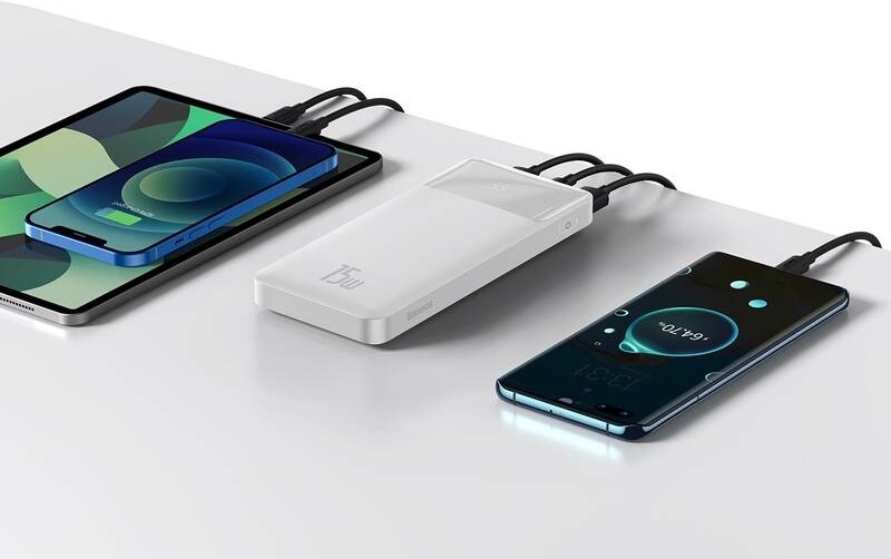 Powerbanka Baseus Bipow 30000mAh 15W bílá Baseus Bipow 30 000 mAh 15 W, bílá