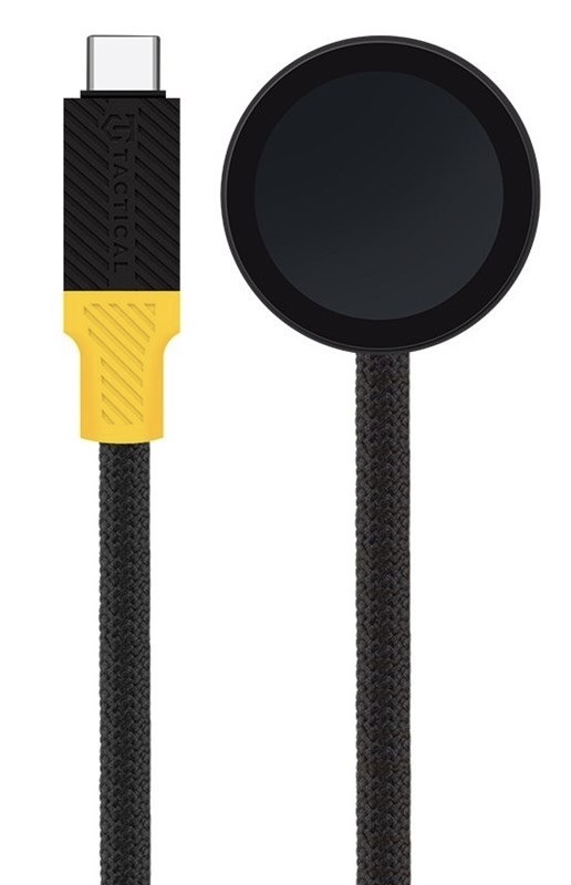 Nabíjecí kabel Tactical Recce 3:20 pro Apple Watch černý/žlutý