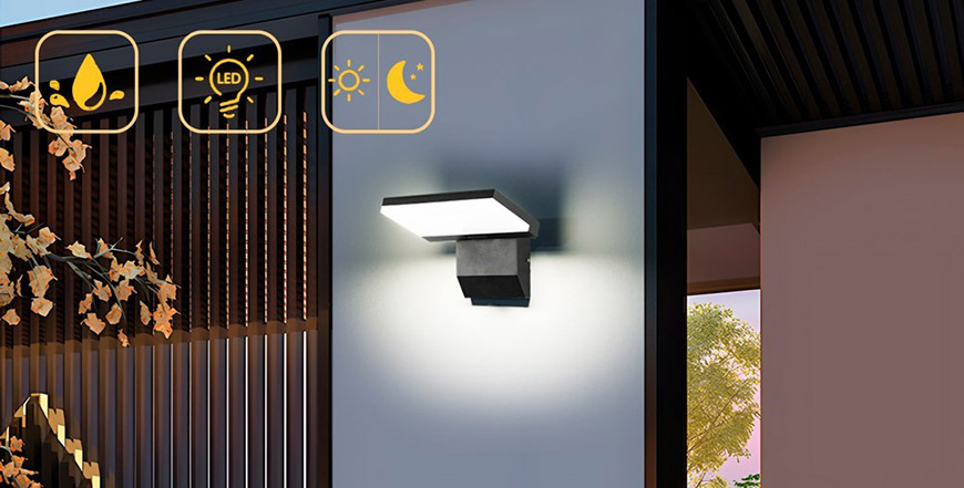 Nástěnné svítidlo IMMAX MODERN, 18W - černé
