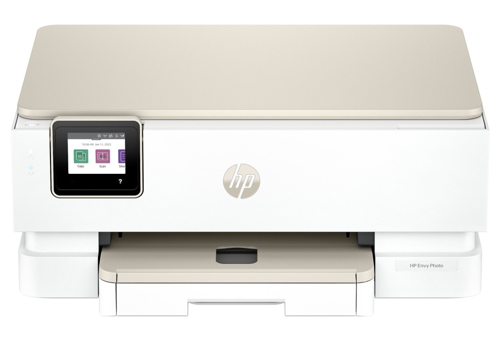 Tiskárna multifunkční HP ENVY Photo 7230, služba HP Instant Ink bílá Tiskárna HP ENVY Photo z čelního pohledu