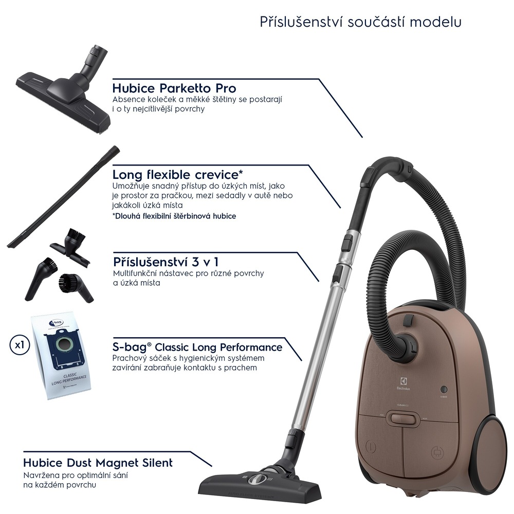 Podlahový vysavač Electrolux 600 EB61C3WBL Podlahový vysavač Electrolux 600 EB61C3WBL