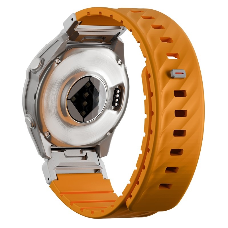 Řemínek Uniq Fluo magnetický na Garmin SmartWatch Quick Release/QuickFit 26mm - oranžový