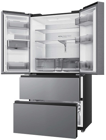 otevřená lednice Haier HFR59F18CWMM