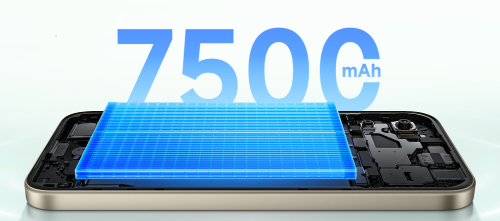 Mobilní telefon Xiaomi Redmi 17 4 GB / 128 GB zelený Xiaomi Redmi 17 exceluje baterií o kapacitě 7 500 mAh