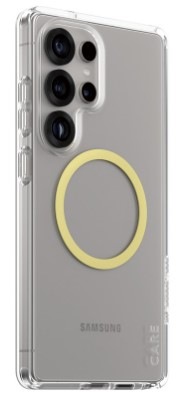 Kryt na mobil PanzerGlass CARE Urban Combat Qi na Samsung Galaxy S25 Ultra žlutý/zelený/průhledný