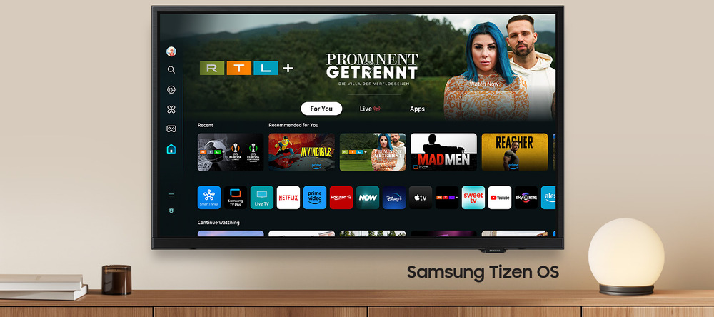 Televize Samsung UE32F6002 - operační systém Tizen