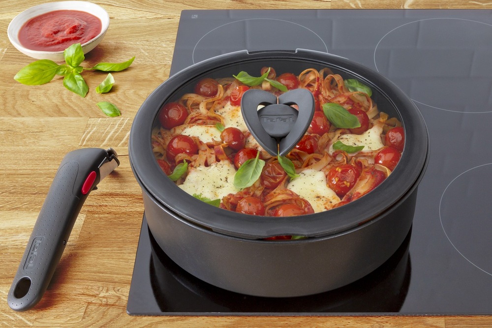 Poklice Tefal Ingenio L9846353, 20 cm sklo Skleněná poklice Tefal L9846353 Ingenio 20 cm