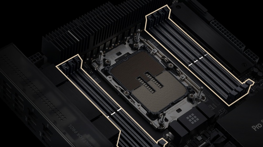Základní deska Asus Pro WS W790-ACE černá Konfigurace DDR5 RDIMM ECC umožní vytvořit pokročilou paměť pro plynulý provoz