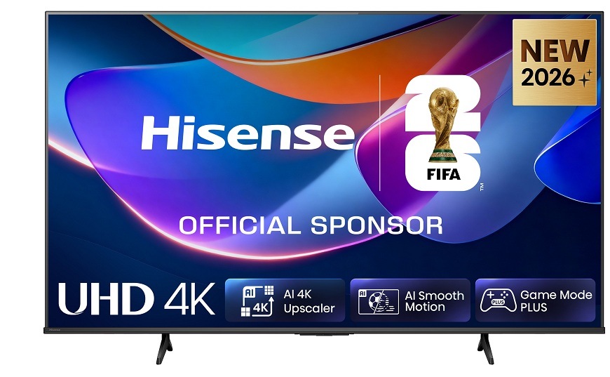 Televize Hisense 50A6S s barvami na displeji