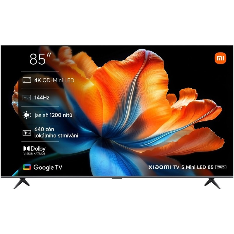 Televize Xiaomi S Mini LED 85 2en gen, černá barva