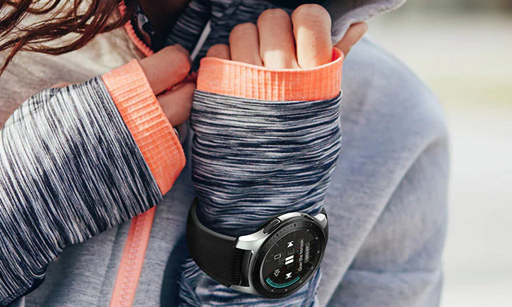 Chytré hodinky Samsung Galaxy Watch 46mm LTE stříbrné Samsung Galaxy Watch 46mm LTE (SM-R805FZSATMZ), stříbrná