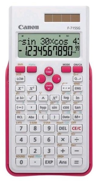 Kalkulačka Canon F-715SG bílá/růžová