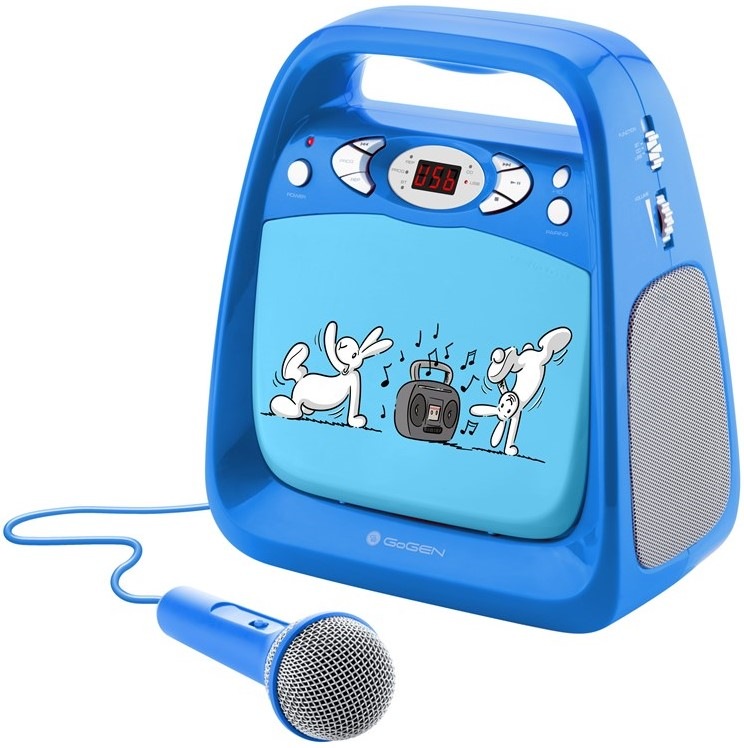 CD přehrávač GoGEN BOB A BOBEK KARAOKE modrý