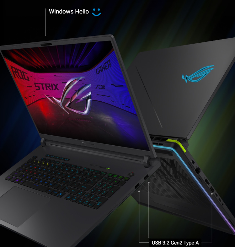 Notebook Asus ROG Strix G16 šedý