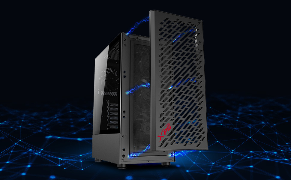 Case ADATA XPG Valor AIR černá Case ADATA XPG Valor AIR černá