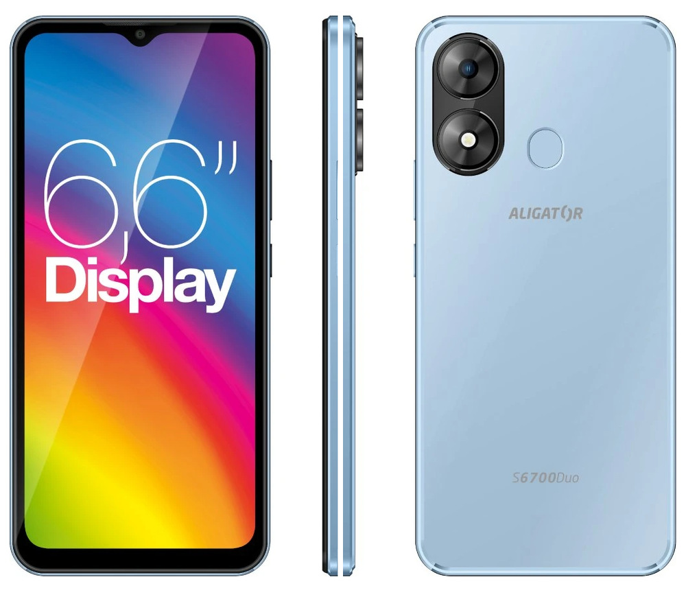 Mobilní telefon Aligator S6700 Senior 4 GB / 128 GB modrý ALGAS6700SENBE_08