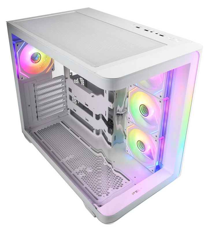 PC skříň Fortron M580-BA v detailu z boční strany