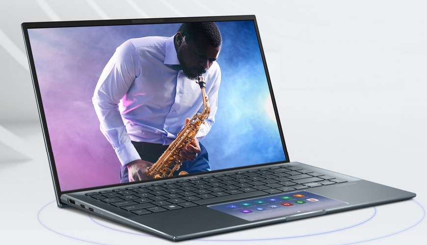 Notebook Asus ZenBook 14 (UX435EA-A5008T) růžový Notebook Asus ZenBook 14 (UX435EA-A5008T) růžový