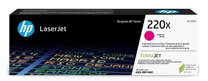 Toner HP 220X, 5 500 stran purpurový