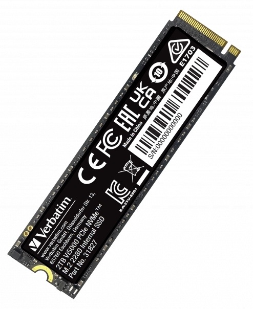 SSD Verbatim Vi5000 2TB NVMe SSD Verbatim Vi5000 2TB NVMe