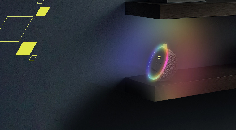 Přenosný reproduktor Canyon OnMove 13 černý CANYON OnMove 13 nabízí i stylové RGB efekty