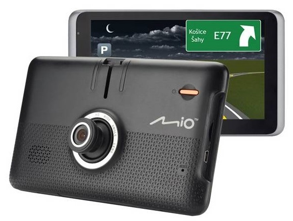 Navigační systém GPS Mio MiVue Drive 65LM, Truck/Karavan, s kamerou, mapy EU (44) Lifetime černá