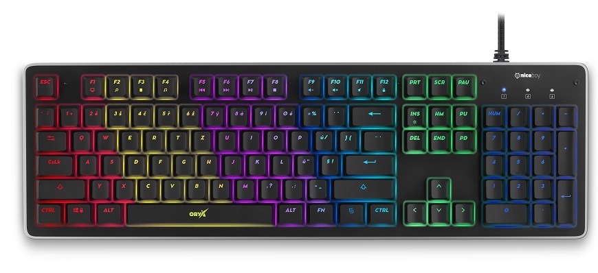 Klávesnice Niceboy ORYX K400 černá
