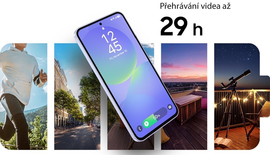 Mobilní telefon Samsung Galaxy A36 5G 8 GB / 256 GB bílý