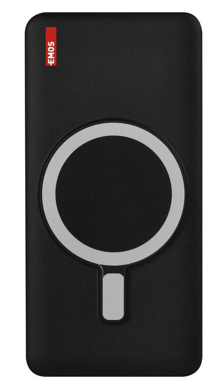 Powerbanka EMOS WI 1021D, 10000 mAh, 22,5W + Wireless černá EMOS WI 1021D, 10000 mAh