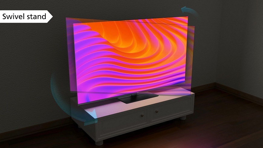 Televize JVC LT-55VGQ8335 Televize JVC LT-55VGQ8335, středový otočný stojan