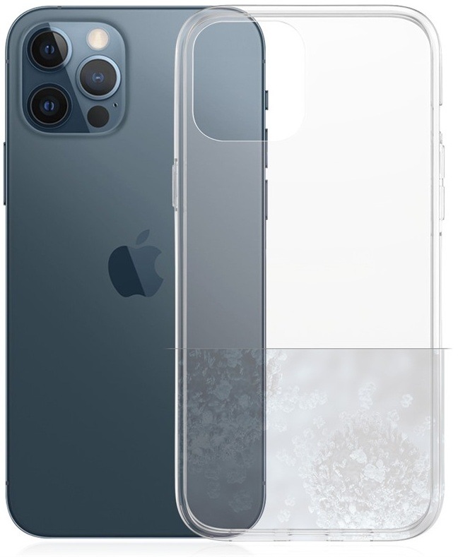 Kryt na mobil PanzerGlass ClearCase Antibacterial na Apple iPhone 12 Pro Max průhledný