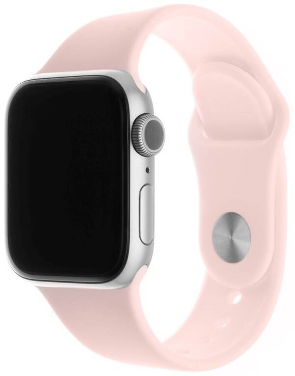 Řemínek FIXED Silicone Strap na Apple Watch 42/44/45/49 mm růžový