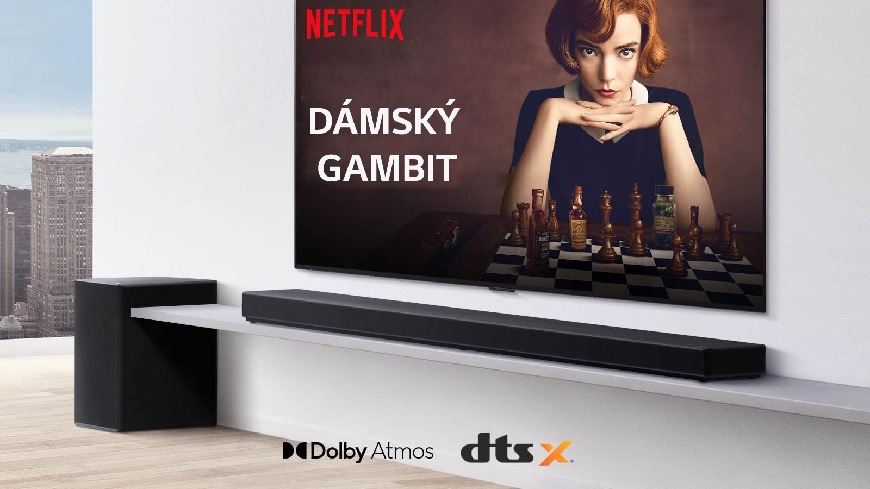 Soundbar LG SP11RA černý