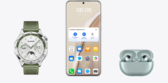 Sluchátka Huawei FreeBuds Pro 3 zelená
