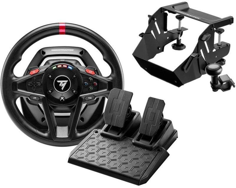 Sada Thrustmaster T128 SimTask Pack (Volant T128 + SimTask Farming Kit), PS5/4/PC černá