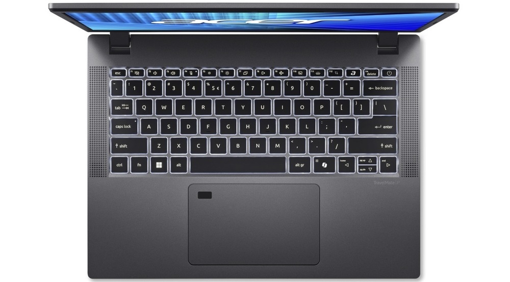 Notebook Acer TravelMate P2 14 (TMP214-75-G3-TCO-565F) šedý K přihlášení využijte čtečku otisku prstů