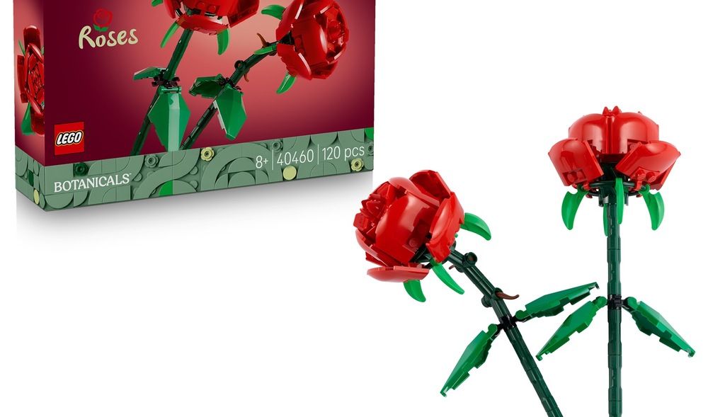Stavebnice LEGO® Botanicals 40460 Růže Model ze 120 dílků můžete kombinovat s dalšími květinami LEGO Botanicals a vytvořit vlastní pestrou kytici.