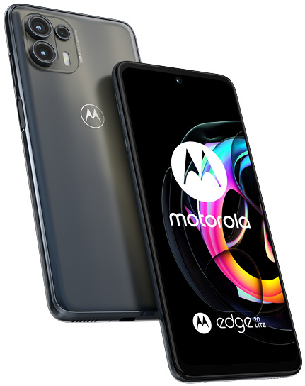 Mobilní telefon Motorola Edge 20 Lite 5G 8 GB / 128 GB - Electric Graphite