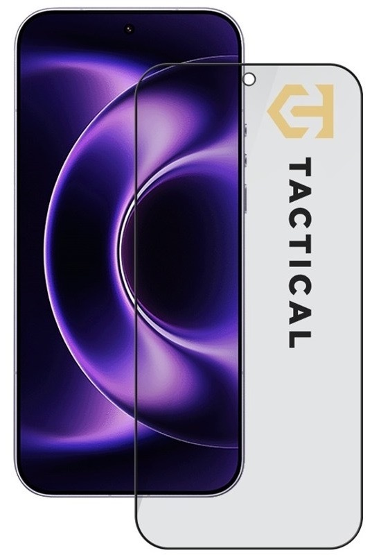 Tvrzené sklo Tactical na Xiaomi 17 Ultra, černá barva