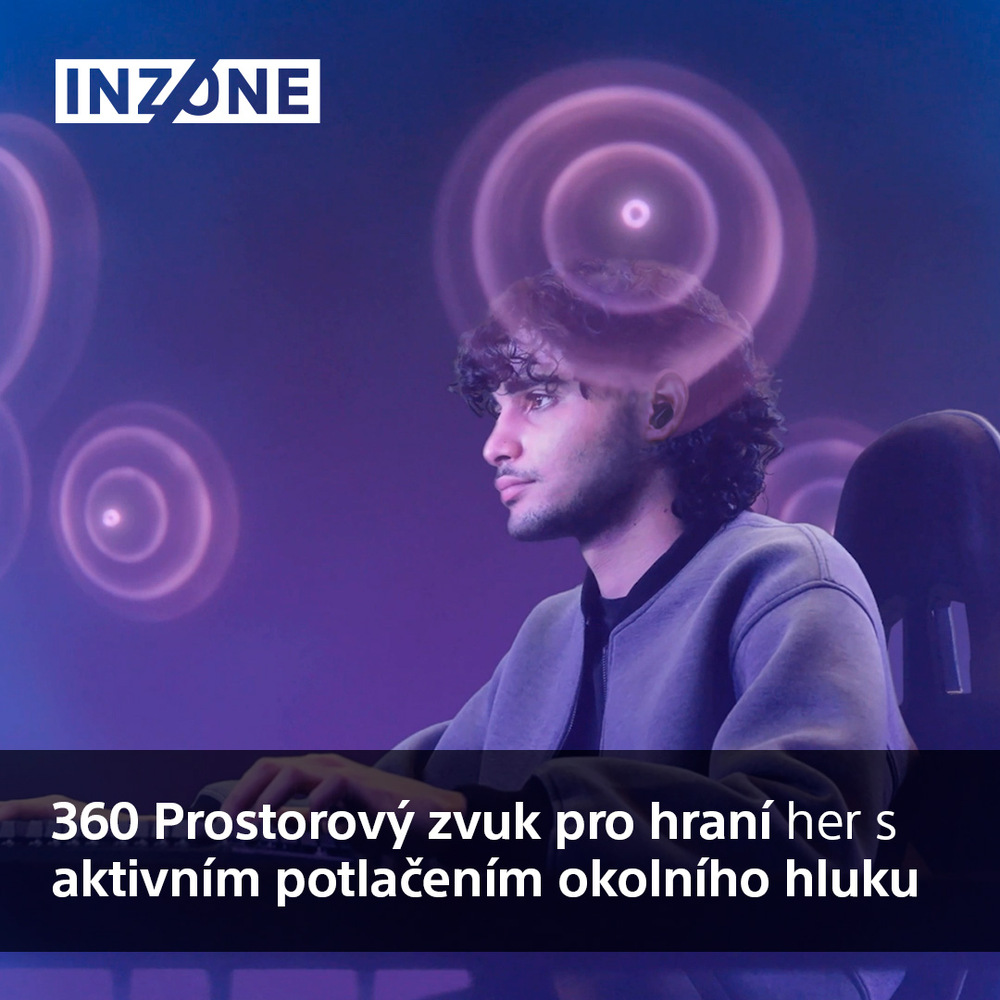 Sluchátka Sony Inzone Buds černá Sony Inzone Buds, černá
