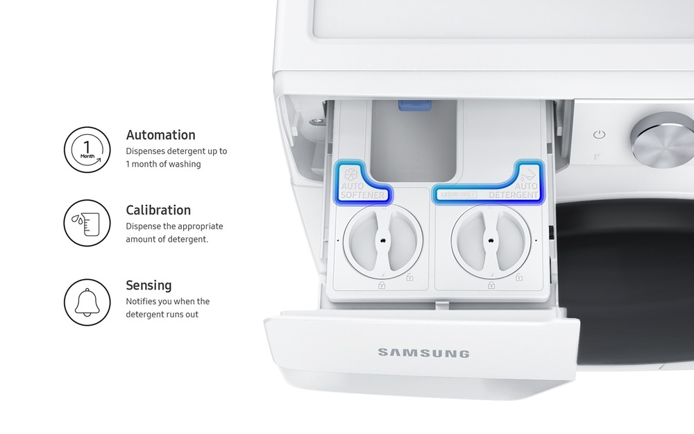Pračka se sušičkou Samsung WD90T634DBH/S7 bílá