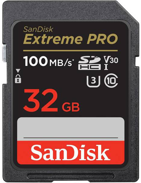 Paměťová karta SANDISK SDHC Extreme Pro 32GB UHS-I U3 (100R/90W)