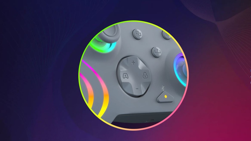 Gamepad PDP Afterglow Wave RGB Wired Controller pro Xbox One/Series šedý PDP Afterglow Wave RGB Wired Controller pro Xbox Series X|S / Xbox One / PC (049-024-GE)