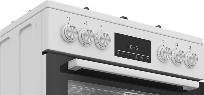 Kombinovaný sporák Beko FBM62330GWDTN bílý Sporák K60 Beko FBM62330GWDTN, bílý