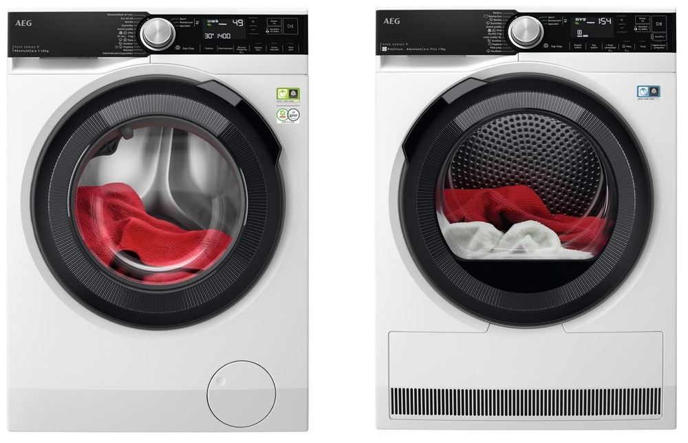 Set pračka AEG LFR95166UC + sušička prádla AEG TR959M6SC