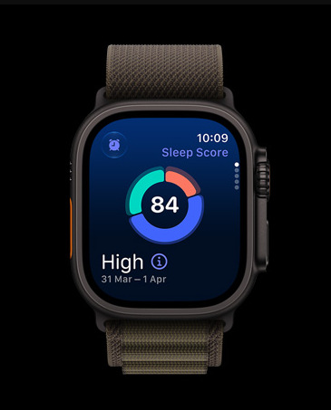 Apple Watch Ultra 4 velmi detailně sledují kvalitu vašeho spánku